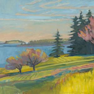 Spring Field 24 x 36" Oil on Canvas