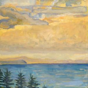 Light Close to Shore 36 x 24" Oil on Canvas