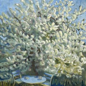 Spring, Despite All 30 x 30" Oil on Canvas