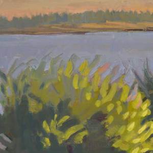 The Very Hot Day16 x 16"Oil on Canvas