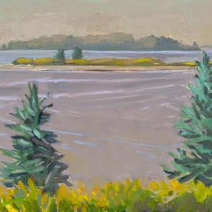 Spruce Link Fling16 x 16"Oil on Panel