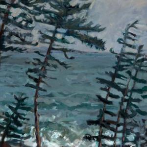 With the Wind40x30" Oil on Canvas
