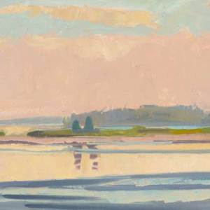 Fling Over Link12 x 24"Oil on Panel