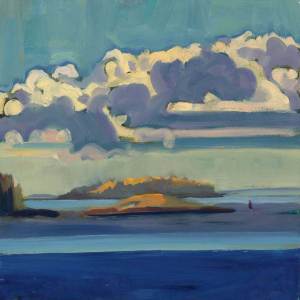 Ledge and Resolution12 x 12"Oil on Panel