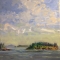 Hurricane Island Sound<br />36 x 24"<br />Oil on Canvas