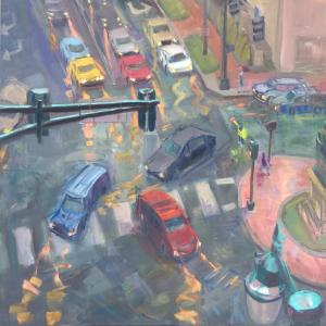Cross Guard30 x 30"Oil on Canvas