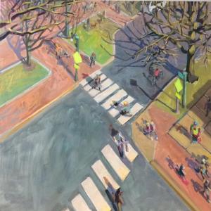 Crosswalk24 x 24"Oil on Panel