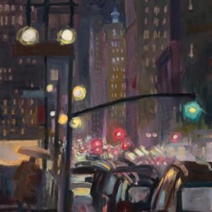 Murray Street II 36 x 24" Oil on Canvas