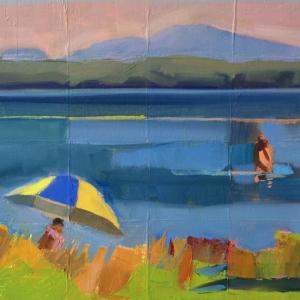 BathingBeneath12 x 12"Oil on Canvas
