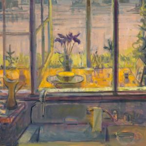 Kitchen, Porch, Channel30 x 30"Oil on canvas