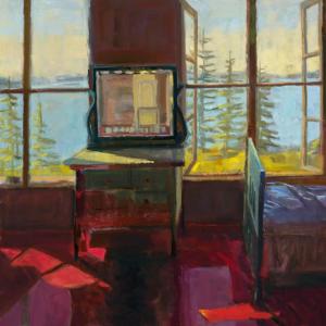 Reflect , Reveal 30 x 30"Oil on canvas