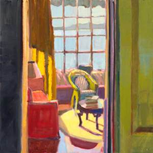 Fog Light Lamp Light24 x 24"Oil on Canvas