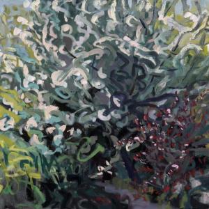 Crabapple Beach Plum24 x 30"Oil on Canvas