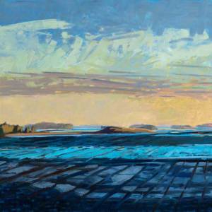 Pond to Western30 x 40"Oil on Linen