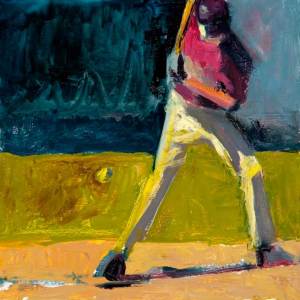 Ball Inside12 x 12"Oil on Panel
