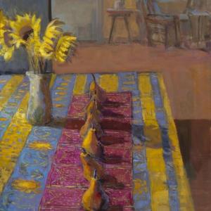 WordFromSenegal 30 x 24" Oil on Canvas