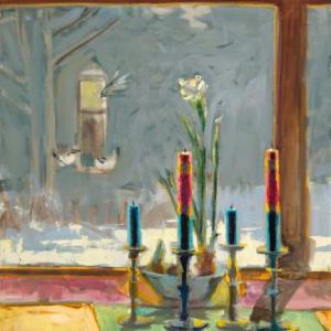 New Year Table 36 x 24" Oil on Canvas