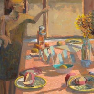Apples and Cards36 x 24"Oil on Canvas