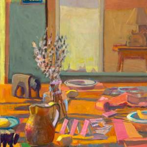 Spring Table36x24Oil on linen