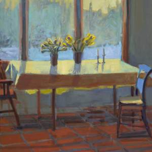 Interior, Yellow Light36 x 24"Oil on Canvas
