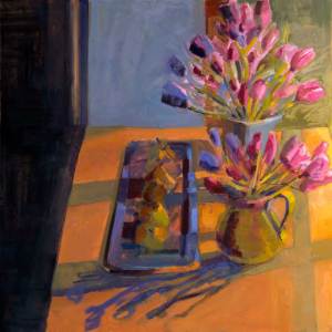 Twos30 x 30"Oil on Canvas