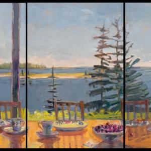 Fling, Fate, Faith Triptych36 x 72"Oil on Canvas