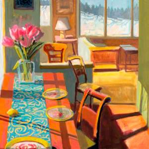 Center Cloth30 x 30"Oil on Canvas